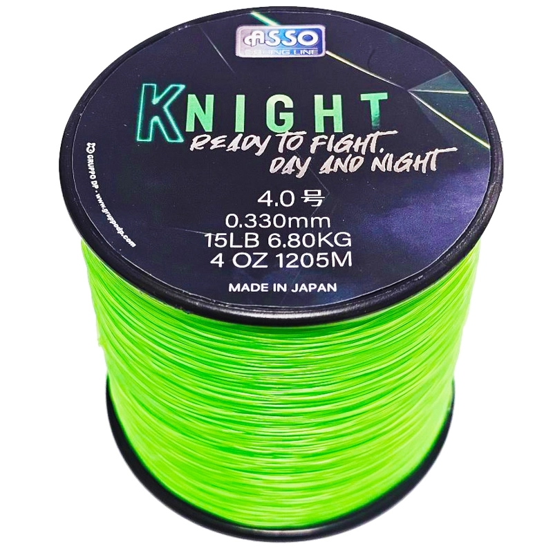 Asso Knight Fluorocarbon Coated Mono 4oz